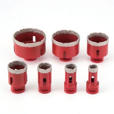 Vacuum Brazed High-Speed Diamond Core Drill Bit Without Wax Cooling