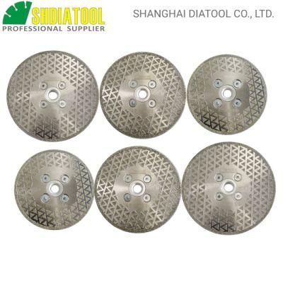 Electroplated Single Side Coated Diamond Cutting and Grinding Discs for Tile &amp; Marble