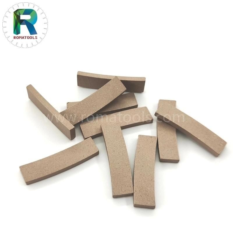 Romatools Granite Marble Cutting Diamond Segment for Bridge Cutting Blades