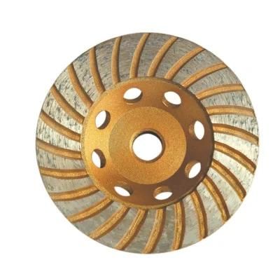 Diamond Grinding Wheel, Turbo Grinding Wheel with Thread 8&quot;