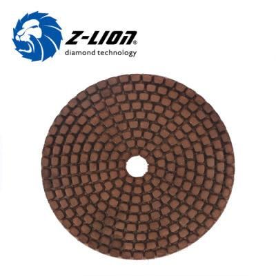 4&quot; Diamond Abrasive Tool Copper Polishing Pad Wet Use for Stone