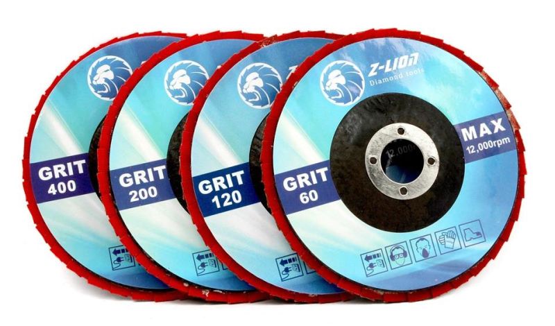 4.5inch Z-Lion Superior Diamond Flap Abrasive Disc for Marble Granite Sanding