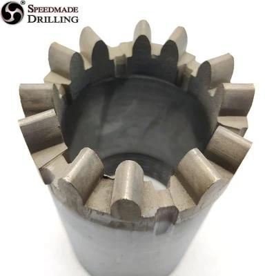 Manufacturer Aq Bq Nq Hq Pq T2 T6 Nq3 Pq3 Hq3 High Quality Diamond Sand Coring Bits, Super Hard Rock Bits 91# Serrated Bits