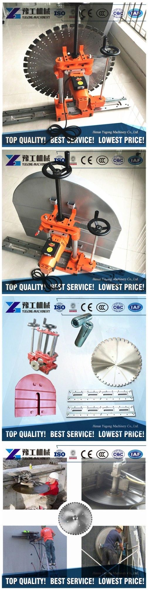 Powerful Hydraulic Concrete Wall Saw Cutting Machine