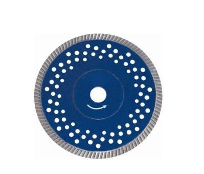 Turbo Segment Diamond Saw Blade with Flange&Silent Holes (SED-DSB-TSF)