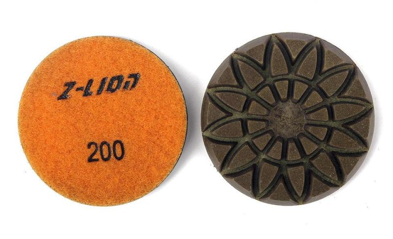 3 Inch Diamond Concrete Flooring Polishing Pad for Wet Use