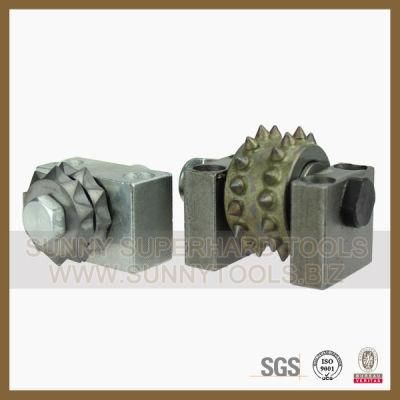 Diamond Bush Hammer Rollers for Concrete Floor Finishing