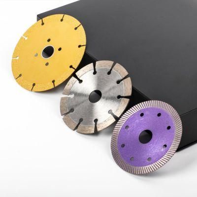 Qifeng Power Tool 105mm 110mm 115mm Diamond Dry/Wet Turbo Saw Blade for Tiles Cutting