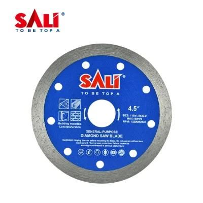 Sali 4.5inch 115*1.8*22.2mm High Quality Rim Diamond Saw Blade