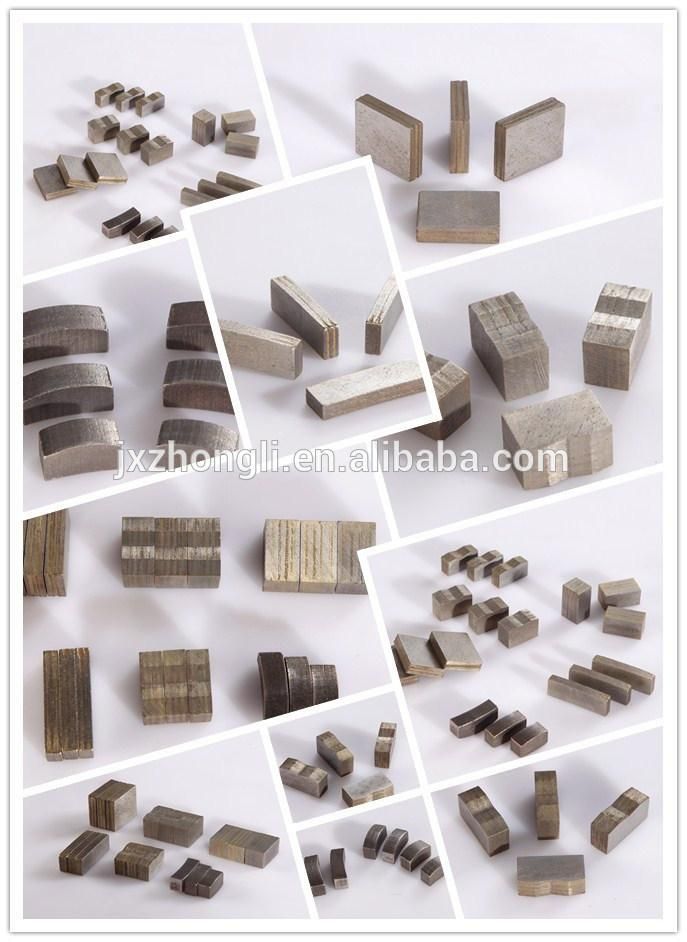 Sandwich Diamond Segments for Circular Saw Blades Stone Cutting