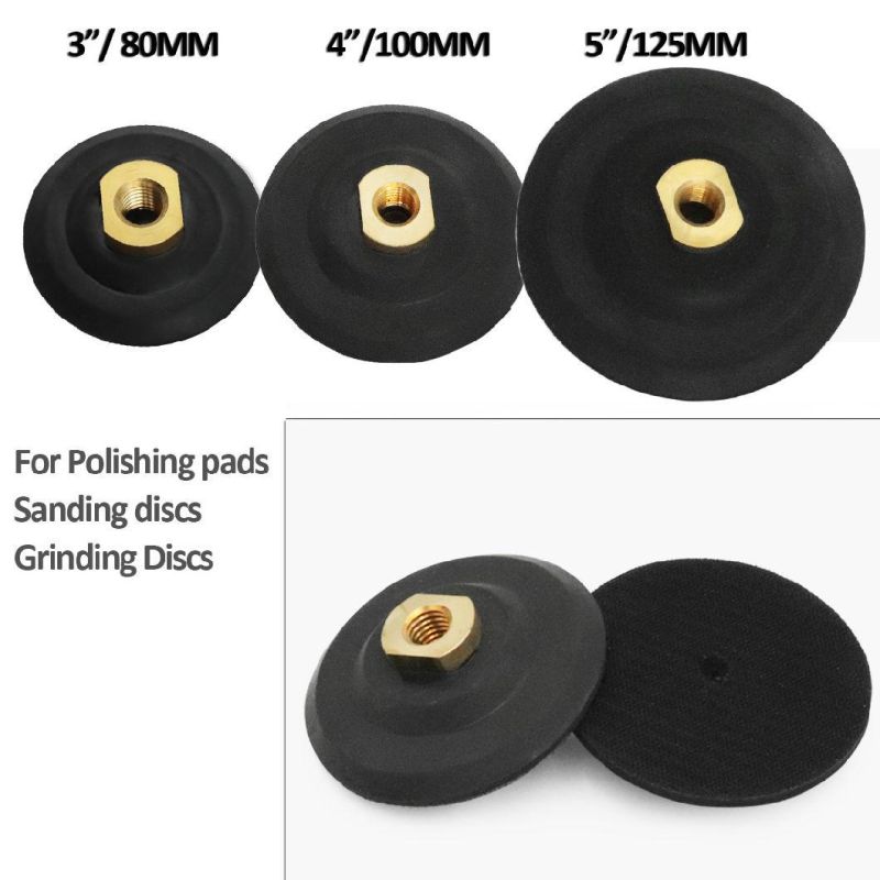 4inch Meidum Hard Rubber Back Pad for Diamond Polishing Pads