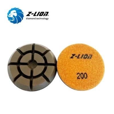 3&quot; 4&quot; Diamond Resin Metal Bond Polishing Pad Concrete Floor Grinding Wheel