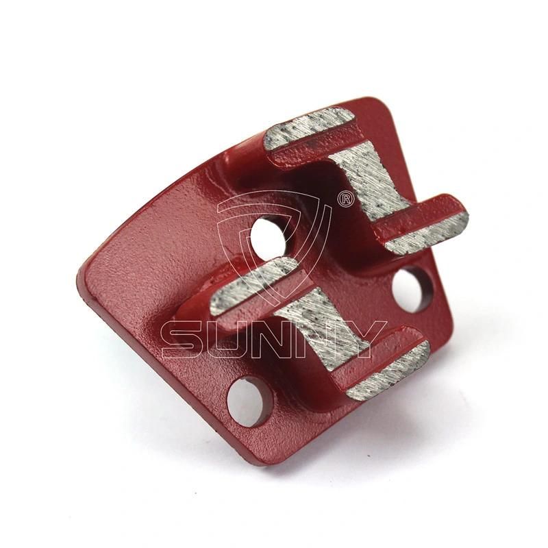 S Shape Segment Trapezoid Diamond Grinding Shoe for Concrete