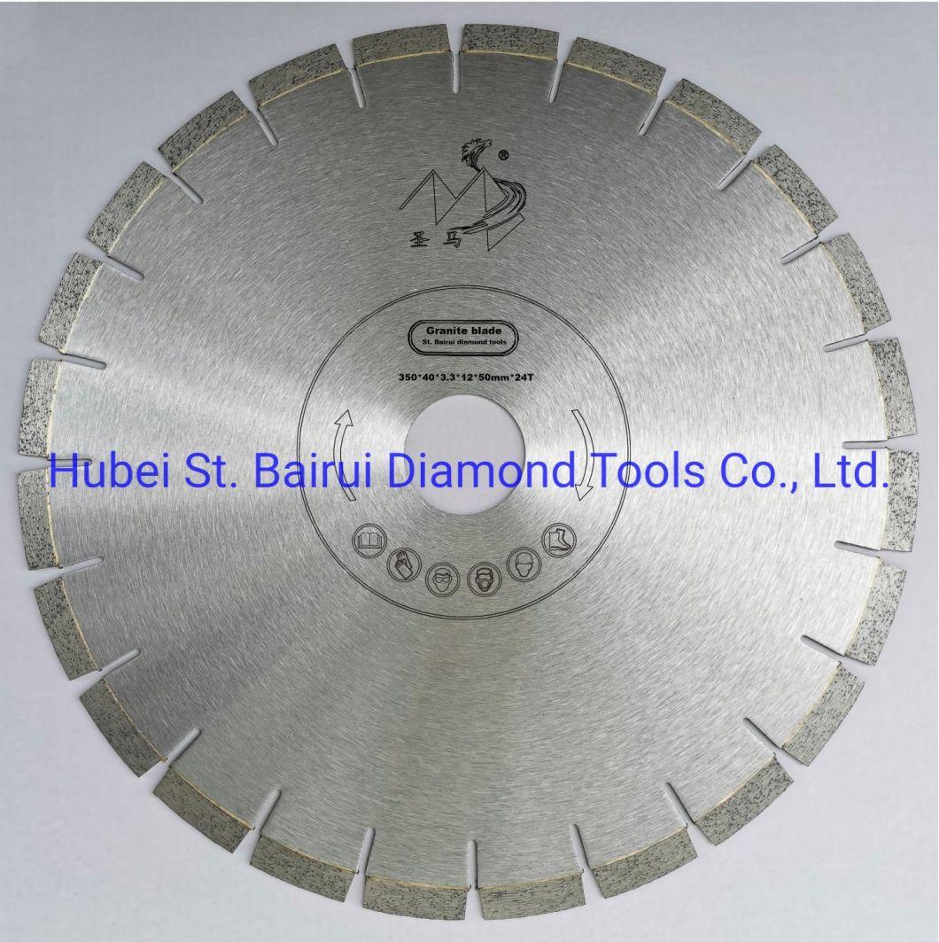 14inch 350mm High Quality Fast Speed Smooth Cutting Exported Germany Granite Cutting Tools Diamond Saw Blade