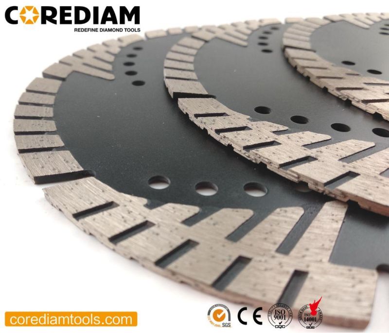 180mm Sintered Hot-Pressed Bevel Turbo Blade/Diamond Tool