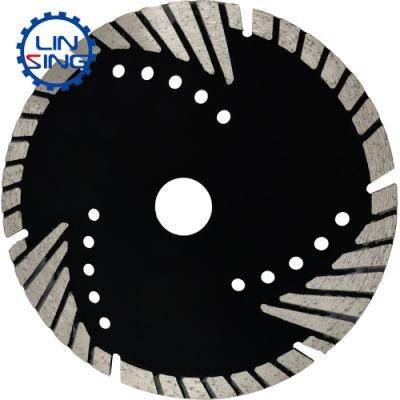 Professional Diamond Sintered Segmented Bevel Turbo Blades