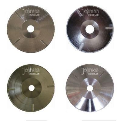 125mm Convex Electroplated Diamond Saw Blade with Protection Teeth for Granite Cutting