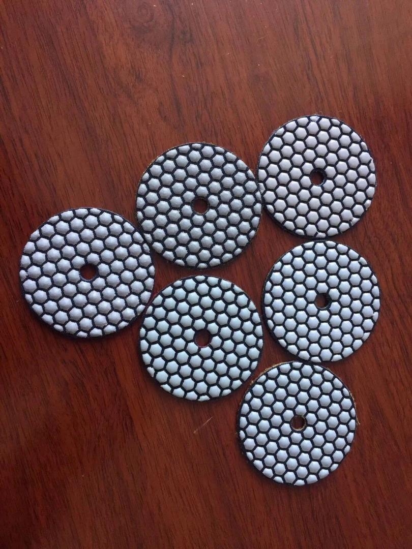 Flexible Marble Granite Diamond Dry Stone Polishing Pads