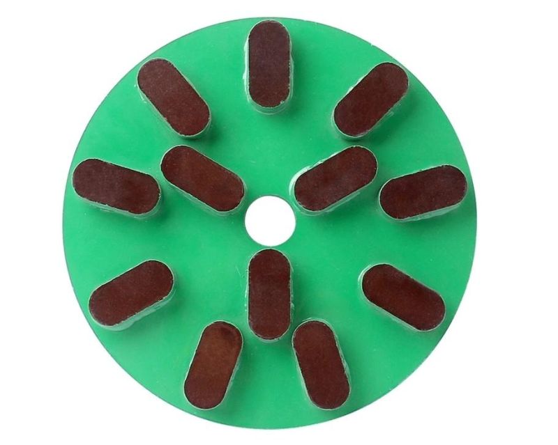 Zlion Resin Green Diamond Grinding Disc for Stone Polishing