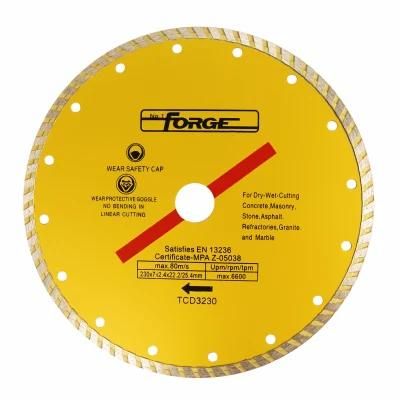 230mm (9&quot;) Cutting Disc Turbo Diamond Blades