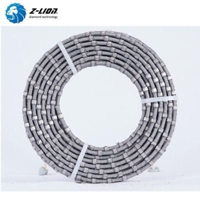 Plastic 8.3mm/9mm Marble Block Profiling Diamond Wire Cutting Rope Saw