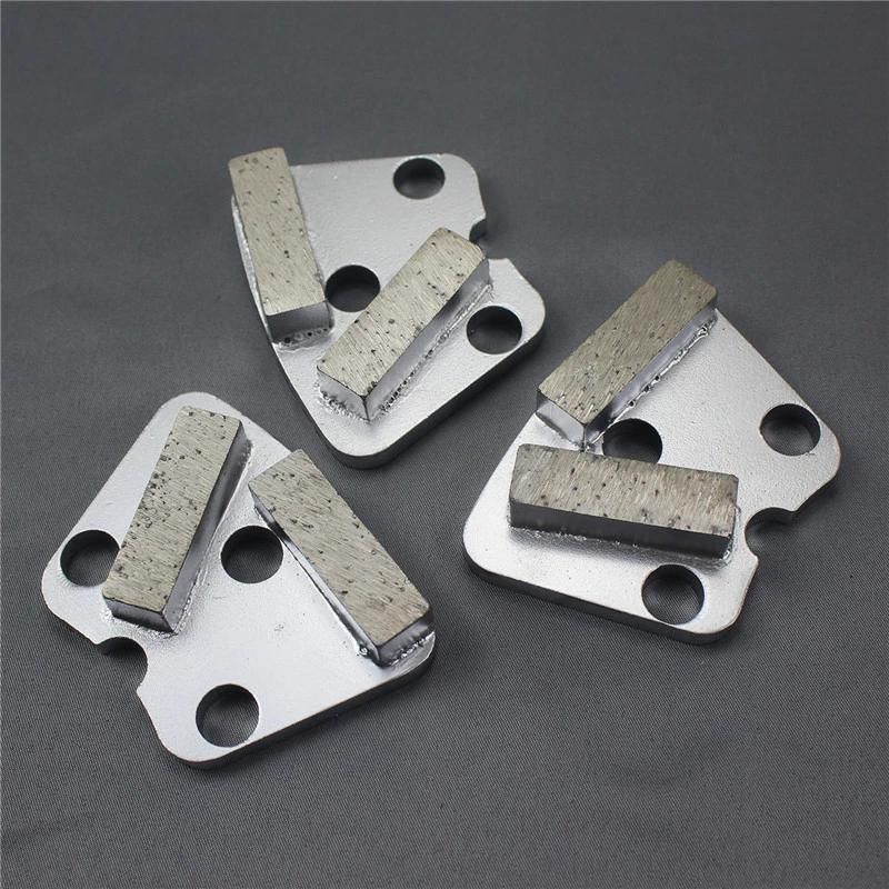 Double Bar Trapezoid Diamond Grinding Disc for Concrete Floor