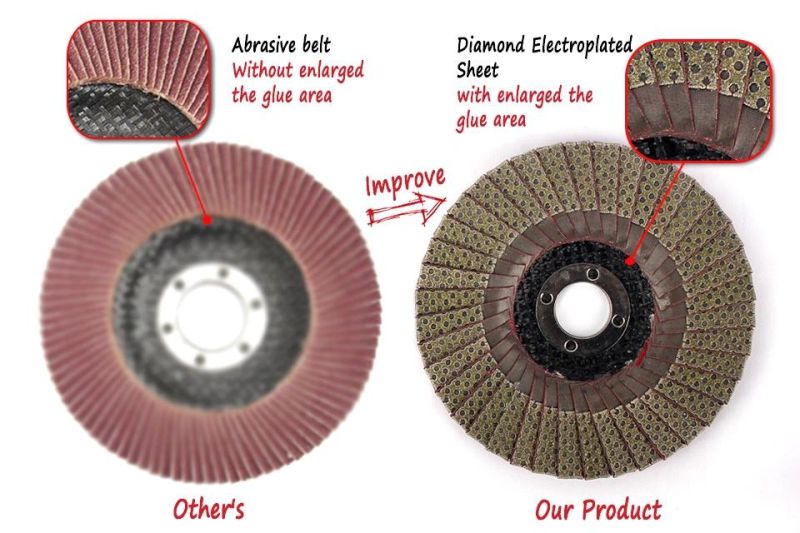 4.5inch Z-Lion Superior Diamond Flap Abrasive Disc for Marble Granite Sanding