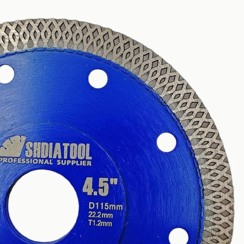 4.5" Hot Pressed Sintered Turbo Diamond Saw Blade Cutting Disc Ceramic Blade