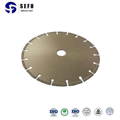Sefu China Diamond Cutting Tool Supplier Diamond Manual Cutting Disc Vacuum Brazed Diamond Saw Blade for Cutting Gray Iron