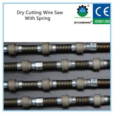 Zy Quarrying Mining Spring Dry Cutting Diamond Wire Saw