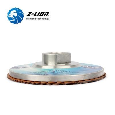 Z-Lion Diamond Flexible Flap Grinding Disc for Ceramic Monocrystalline and Polycrystalline Silicon