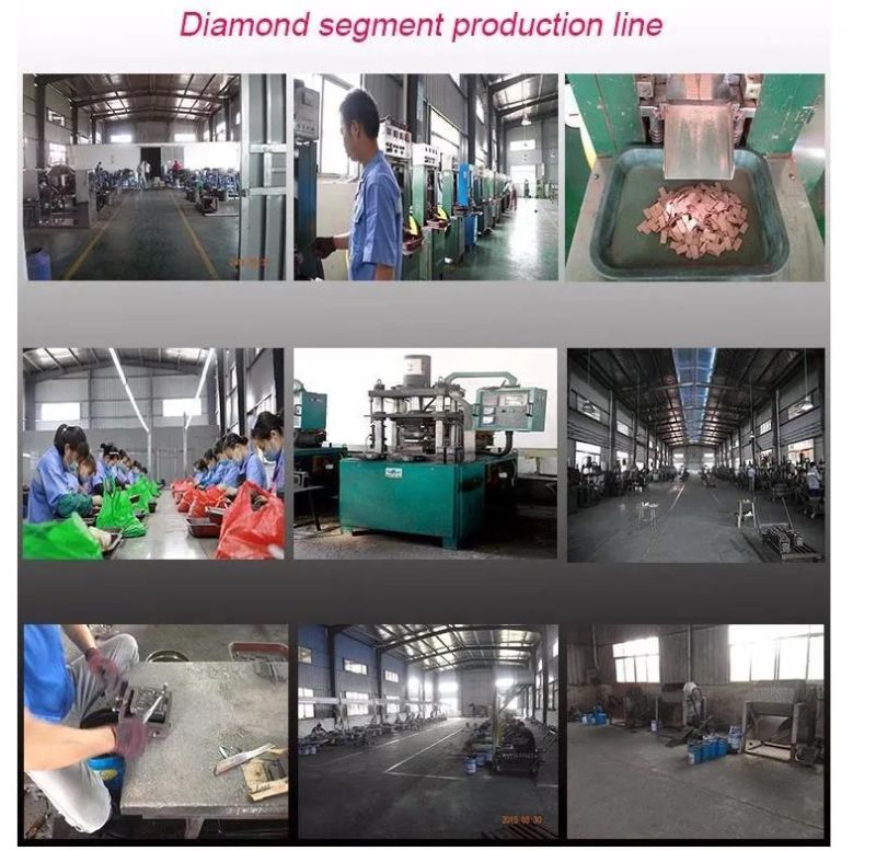 Chinese Diamond Segment for Core Bits - Drilling Reinforced Concrete