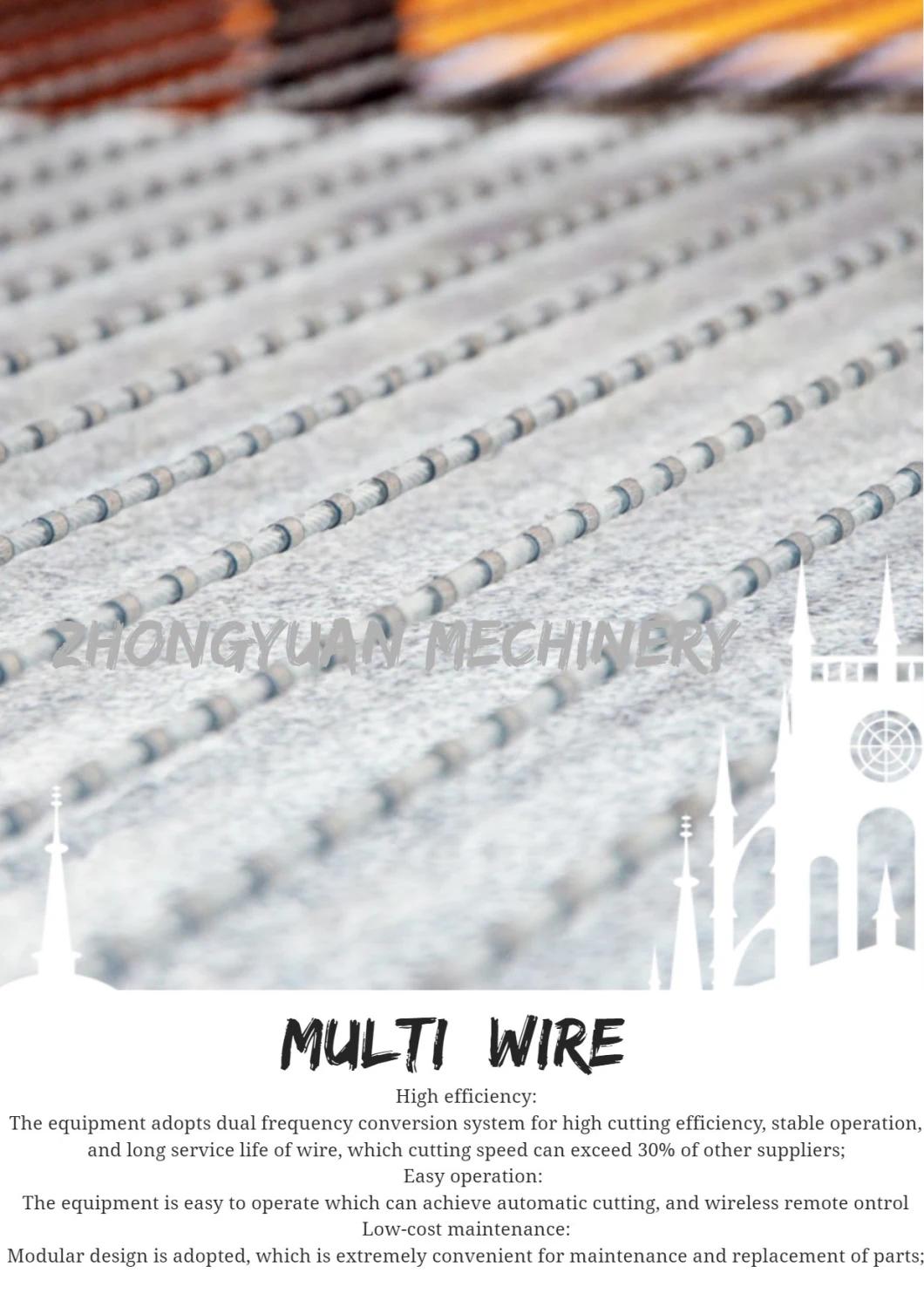 Plastic Diamond Multi Wire Saw Cutting Slabs