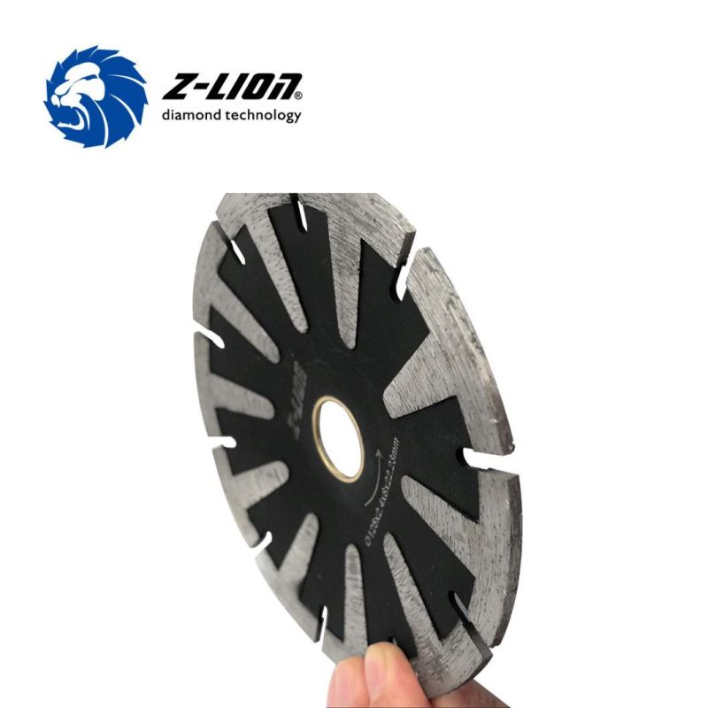 Diamond T Segment Convex Concave Cutting Saw Blade for Granite Concrete Sandstone