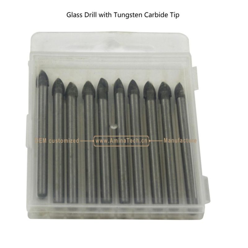 Aminatech Glass Drill with Tungsten Carbide Tip,Power Tools