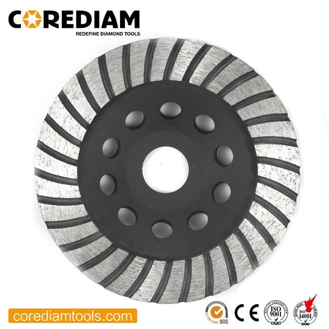 5inch/125mm Diamond Sintered Stone Grinding Cup Wheel in Turbo Type