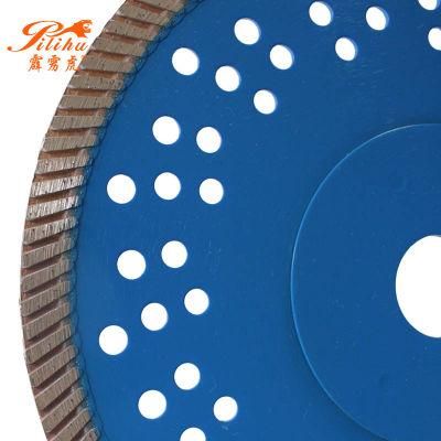 Sintered Turbo 9&quot; 230mm Diamond Circular Saw Blade with Flange for Cutting Concrete Granite