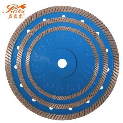 Hot Pressed Thin Turbo 5 Inch 125mm Diamond Cutting Disc for Porcelain Tiles Ceramic