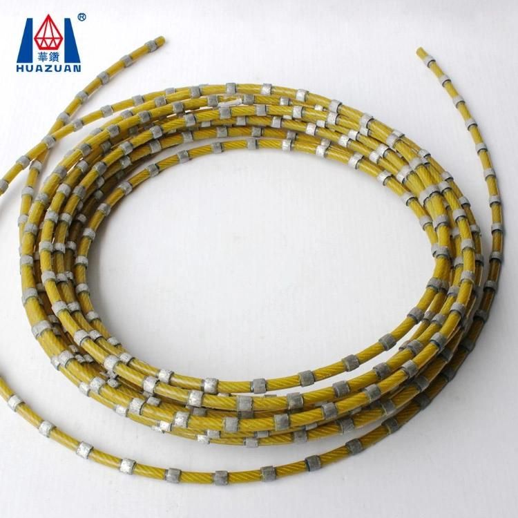 High Efficiency Diamond Plastic Coating Wire Saw for Stone Profiling