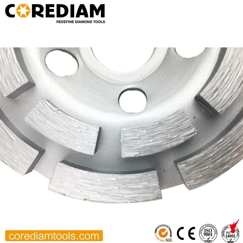 Premium Double Row Concrete Grinding Cup Wheel/Diamond Tools