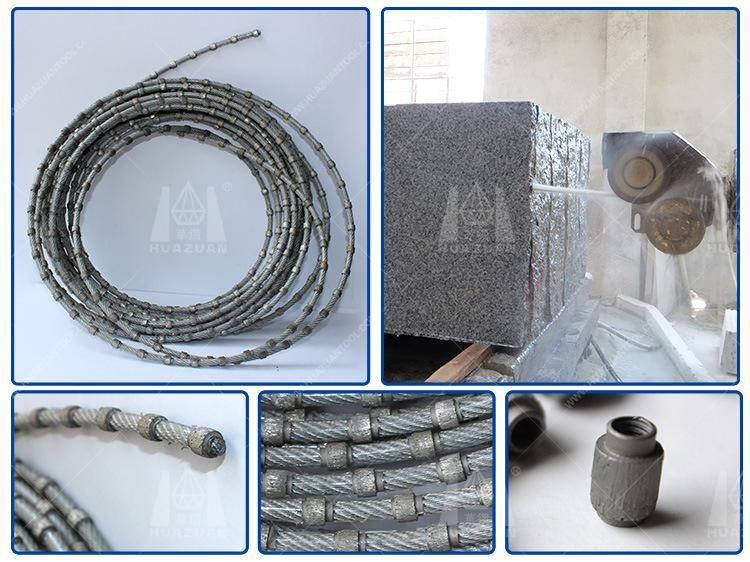 China Manufacturer Diamond Wire Saw for Granite Marble Block Squaring and Trimming