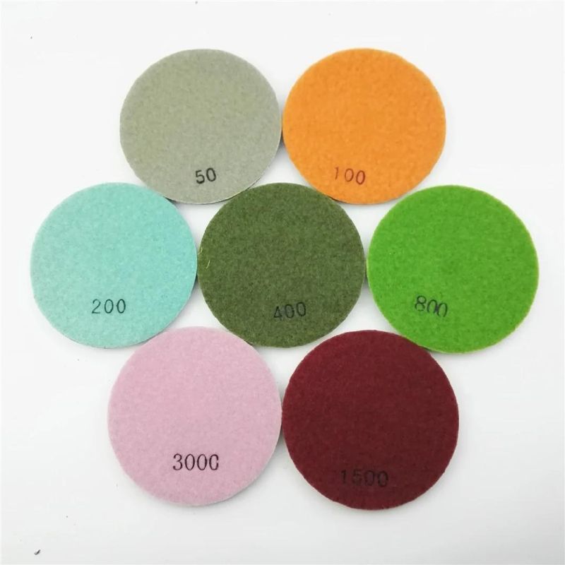 Thickened Resin Bond Diamond Concrete Polishing Pads, Concrete Floor Renew Pads