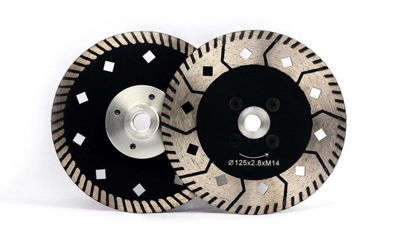 Zlion High Quality Double Side Cutting Blade for Stone with M14 Flange