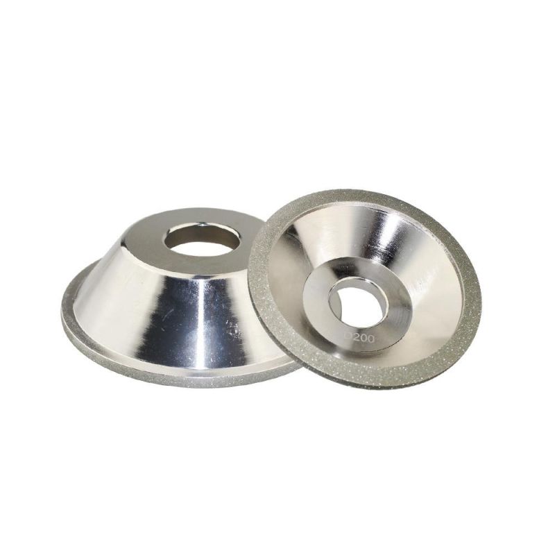 Bowl Shaped Electroplated Bond Diamond Grinding Wheel