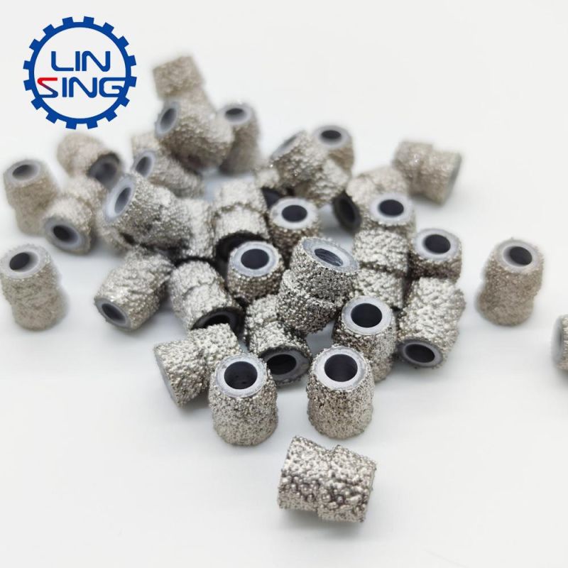 Dia: 10.5mm Vacuum Brazed Wire Saw Diamond Beads for Marble Mining