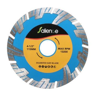 Diamond Saw Blade Deep Teeth 5in Diamond Circular Saw Blade for Stone Granite Marble