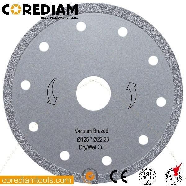 Continuous Rim Vacuum Brazed Saw Blade for Stone Materials/Diamond Tool