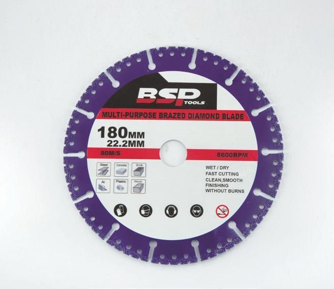 Dia Vacuum Brazed Diamond Blade for General Purpose