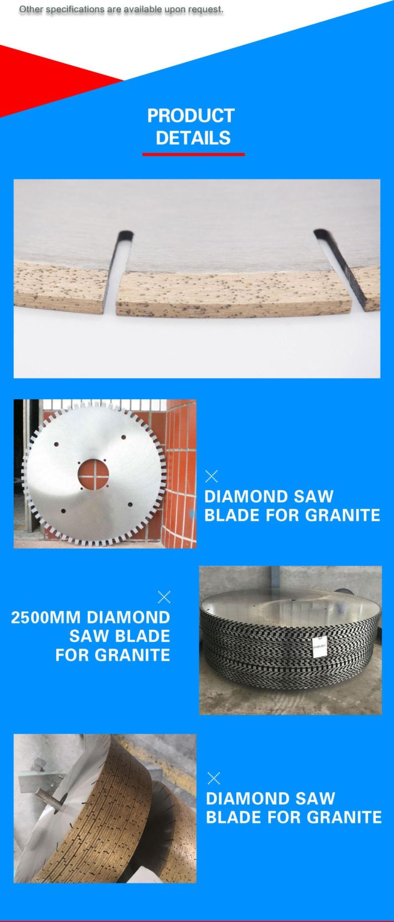 on Promotion Diamond Blade on Angle Grinder for Manual Cutter