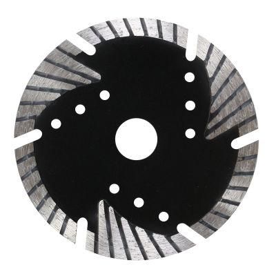 125mm Durable Using Cold Pressed Turbo Diamond Saw Blade Deep Teeth for Marble Cutting